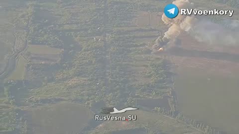 💥 Ukraine Russia War | Big Explosion: Cluster of Vehicles Hit by Artillery | Bakhmut Area | RCF