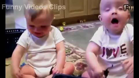 Try not to laugh!! Funniest/Cutest Baby Moments Compilation Video