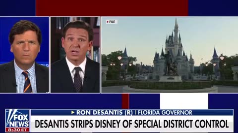 Gov. DeSantis Tells Tucker About Disney’s Self-Governing Coming To An End In Florida