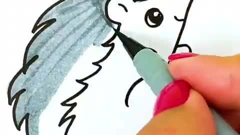 Draw Baby Hedgehog Simplestrokes