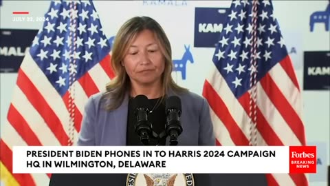 BREAKING NEWS: Biden Heard For First Time Since Dropping Out Of 2024 Contest 👀