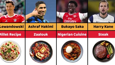 Famous Football Players And Their Favorite Foods