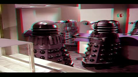 3D Anaglyph Planet of the Daleks 4K SUPER SCALE 80% MORE BACKGROUND DEPTH P27