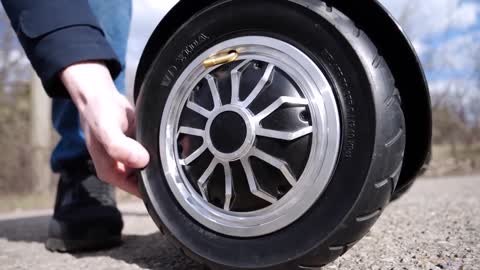 INSANE Hoverboard with Formula 1 Wheels