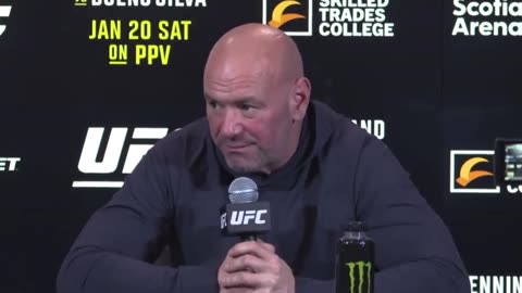 Dana White roasts woke Canadian reported who whined about Sean strickland roasting wokeism