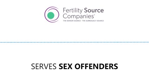 Surrogacy Center openly ADMITS that they DO provide services to sex offenders