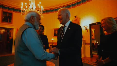 Moment special from PM Modi warm welcome at the white House