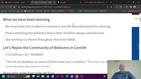 Study in 1 Corinthians - Session 12