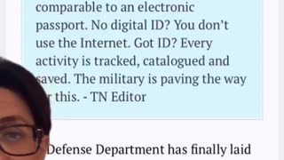 The DOD is planning on limiting internet access to those without a Digital ID by 2027