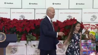 WHICH WAY SHOULD WE JOE? Watch Little Girl Help Confused Biden Off Stage