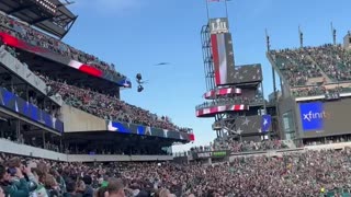 Flyover at Philadelphia Eagles home game