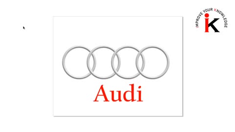 CorelDRAW Tutorial: How to Create Audi Logo in CorelDraw "