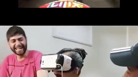 Children's reaction to playing vr games