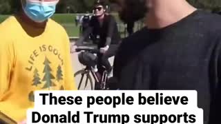 These people believe DJT supports white supremacy