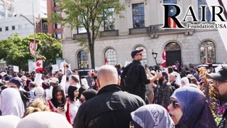 Crowd of protestors both sides sept 20, 2023 P hill