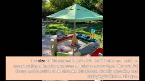 Skim Feedback: Step2 All Around Playtime Patio with Canopy Playset – Shaded Outdoor Playhouse f...