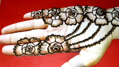 Easy mehndi designe