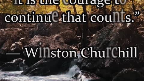 Courage to Continue #churchhill #winstonchurchill #quoteoftheday #inspiration #motivation