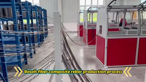 Basalt fiber composite rebar production process