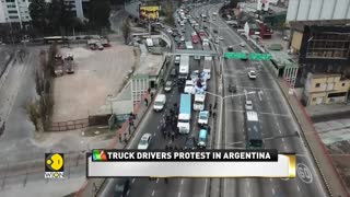 Argentina: Truck drivers protest against surging fuel prices | World Business Watch | English News