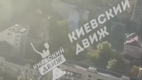New video of morning missile strikes on Kiev