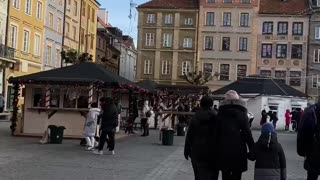 Old town warsaw poland