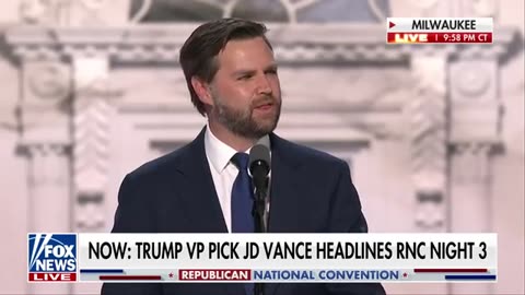 JD Vance addresses the RNC_ 'I will be a vice president who never forgets where