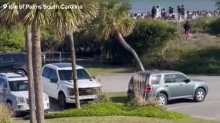 Multiple people have been shot on the beach as crowds of beach goers run for their lives.