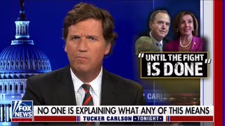 Tucker Carlson slams Democrats for signing up to a war w/ no clear end date