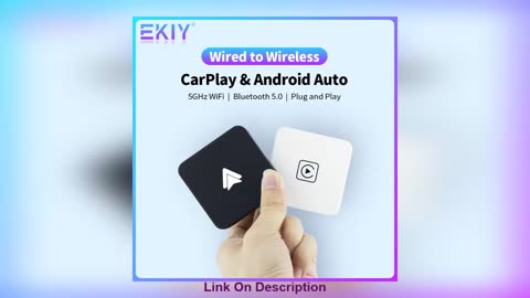 Discount EKIY A1 Mini Carplay Wireless for Toyota Mazda Nissan