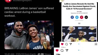 Lebron James son suffers cardiac arrest