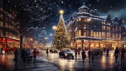 🎄 CHRISTMAS MUSIC ⛄ Christmas Night in the City ❄️ Best Christmas Songs Ever 🎵