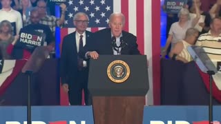 Biden Is Absolutely Incoherent As He Ends Wisconsin Speech