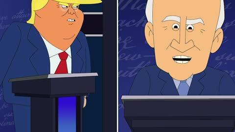 Trump vs Biden | Cartoon Rap Battle