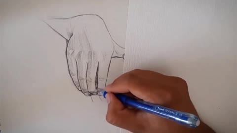 Pencil drawing, tutorial art
