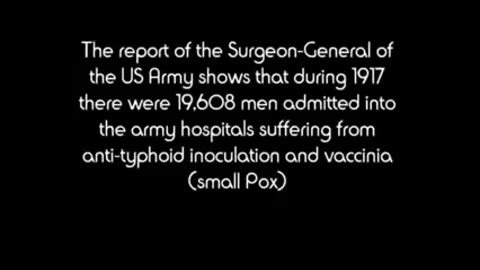 Compulsory Vaccination US Army 1911