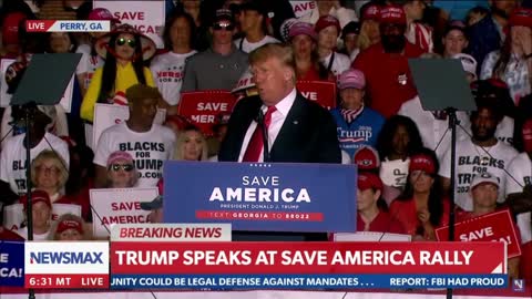 Trump Rally in Perry Georgia (Save America Rally) Sept 25 2021