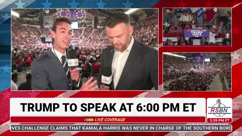 WATCH: Jack Posobiec Interview at Donald Trumps Rally in Harrisburg, PA - 7/31/24