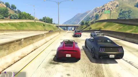 Long Drive On Highway gta 5 #gtav #gta5 #grandtheftauto #grandtheftautov