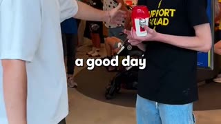 bringing food to a hungry employee is awesome