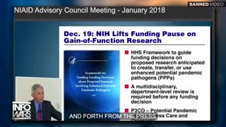 Promoted Pandemic Gain Of Function Research in 2018 Despite Continued Denial