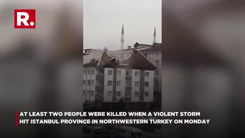 Towers Fall, Buildings Collapse As Fierce Storm Hits Turkey | Turkey Storm News