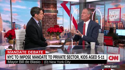De Blasio defends New York City vaccine mandate