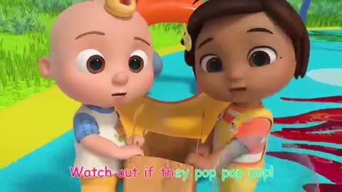 Play outside bubble's kids cartoon song