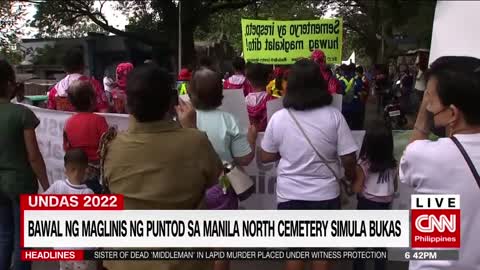 Bawal ng maglinis ng puntod sa Manila North Cemetery simula bukas