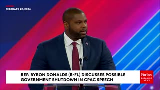 Byron Donalds Hints At Shutdown In Warning To DC Colleagues