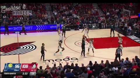 Anfernee Simons Highlights Trail Blazers vs. Pacers 4th Dec 2022