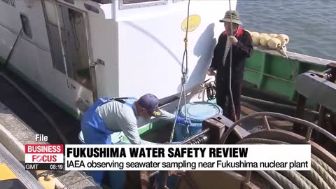 IAEA observing seawater sampling near Fukushima nuclear plant