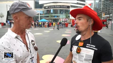 EPIC INTERVIEW FREE SPEECH MEDIA DUNDAS SQUARE TORONTO CANADA SUN.AUG 29. _ TRUTH FREEDOM HEALTH