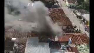 Incendio en el barrio Modelo de Bucaramanga